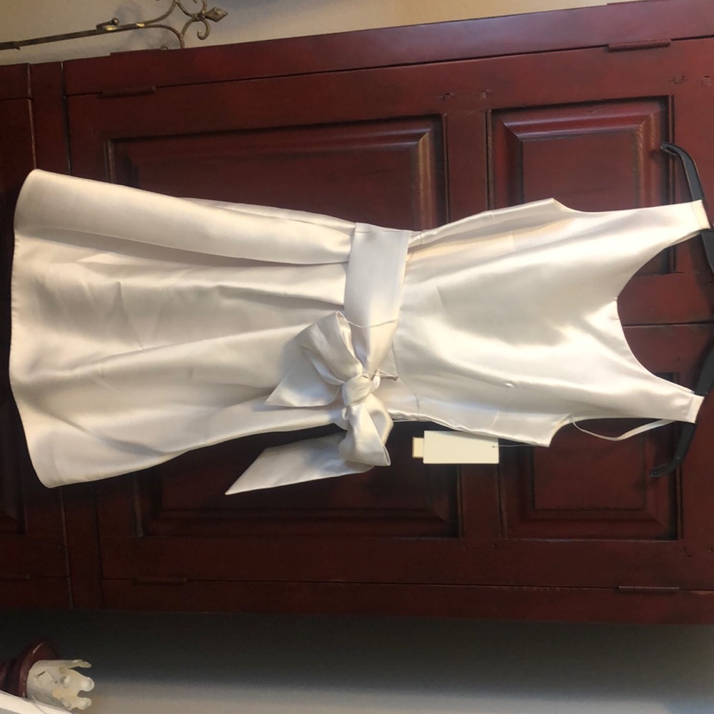 Elija J ivory dress